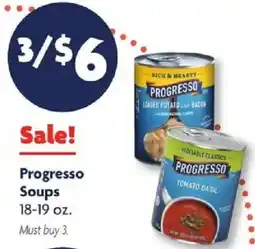 Family Dollar Progresso Soups offer