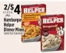 Pioneer Supermarkets Hamburger Helper Dinner Mixes offer