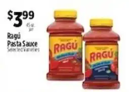Pioneer Supermarkets Ragu pasta sauce offer