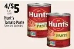 Pioneer Supermarkets Hunt's Tomato Paste offer