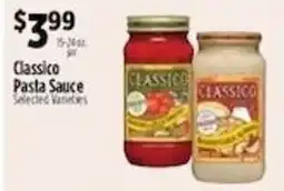 Pioneer Supermarkets Classico pasta sauce offer