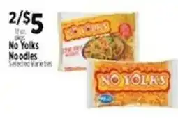 Pioneer Supermarkets No Yolks Noodles offer