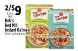 Pioneer Supermarkets Bob's Red Mill Instant Oatmeal offer