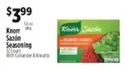Pioneer Supermarkets Knorr Sazon Seasoning offer