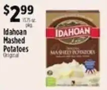 Pioneer Supermarkets Idahoan mashed potatoes original offer