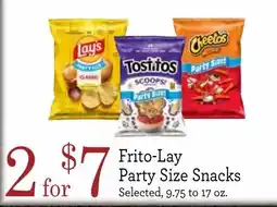 Yoke's Fresh Market Frito-Lay Party Size Snacks offer