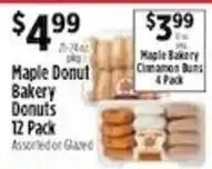 Pioneer Supermarkets Maple Bakery Donuts offer