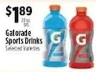 Pioneer Supermarkets Gatorade Sports Drinks offer