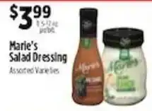 Pioneer Supermarkets Marie's Salad Dressing offer