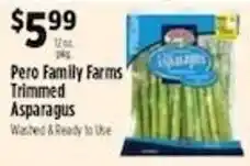 Pioneer Supermarkets Pero Family Farms Trimmed Asparagus offer