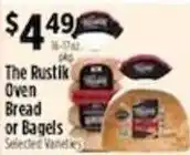 Pioneer Supermarkets The Rustik Oven Bread or Bagels offer