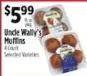 Pioneer Supermarkets Uncle Wally's Muffins offer