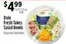 Pioneer Supermarkets Dole Fresh Takes Salad Bowls offer