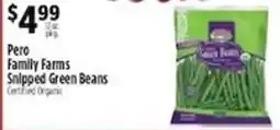 Pioneer Supermarkets Pero Family Farms Snipped Green Beans offer