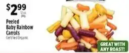 Pioneer Supermarkets Peeled Baby Rainbow Carrots offer