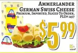 Trade Fair Supermarket Ammelander german swiss cheese offer