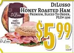 Trade Fair Supermarket DiLusso honey roasted ham offer