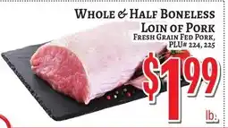 Trade Fair Supermarket Whole & Half Boneless Loin of Pork offer