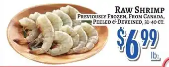 Trade Fair Supermarket Raw Shrimp offer