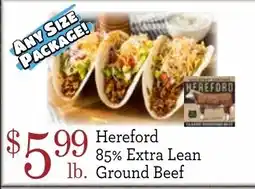 Yoke's Fresh Market Hereford Ground Beef offer