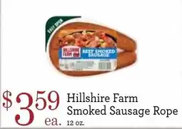 Yoke's Fresh Market Hillshire Farm Smoked Sausage Rope offer