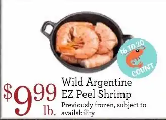 Wild Argentine EZ Peel Shrimp