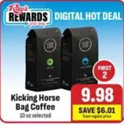 Ray's Food Kicking Horse Bag Coffee offer