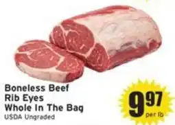 Ray's Food Boneless Beef Rib Eyes Whole In The Bag offer