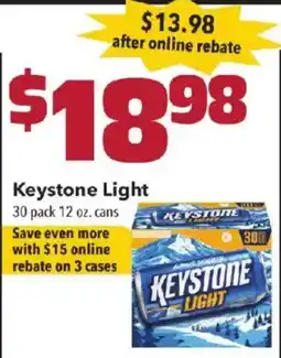 Coborn's Keystone Light offer