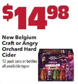 Coborn's New Belgium Craft or Angry Orchard Hard Cider offer