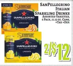 Trade Fair Supermarket Sanpellegrino italian sparkling drinks offer