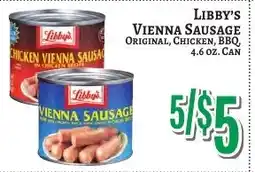 Trade Fair Supermarket Libby's vienna sausage offer
