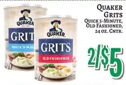 Trade Fair Supermarket Quaker grits offer