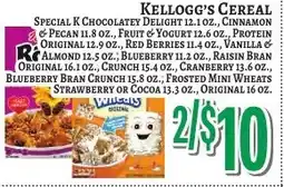 Trade Fair Supermarket Kellogg's cereal offer