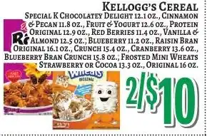 Trade Fair Supermarket Kellogg's cereal offer