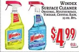 Trade Fair Supermarket Windex surface cleaner original offer