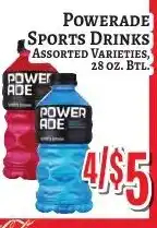 Trade Fair Supermarket Powerade sports drinks offer
