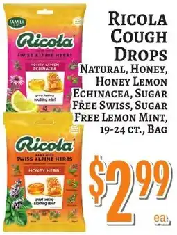 Trade Fair Supermarket Ricola Cough Drops offer