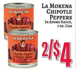 Trade Fair Supermarket La Morena chipotle peppers in adobo sauce offer