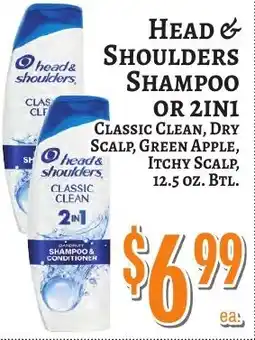 Trade Fair Supermarket Head & Shoulders Shampoo or 2in1 offer