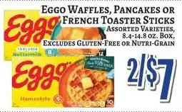 Trade Fair Supermarket Eggo Waffles, Pancakes or French Toaster Sticks offer