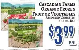 Trade Fair Supermarket Cascadian Farms Organic Frozen Fruit or Vegetables offer