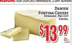 Trade Fair Supermarket Danish Fontina Cheese offer