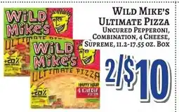 Trade Fair Supermarket Wild Mike's ultimate pizza offer