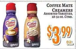 Trade Fair Supermarket Coffee Mate Creamers offer