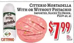 Trade Fair Supermarket Citterio mortadella offer