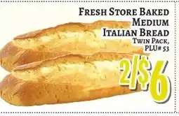 Trade Fair Supermarket Fresh Store Baked Italian Bread offer