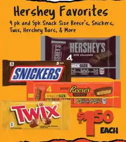 Big Lots Hershey Favorites offer