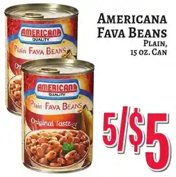 Trade Fair Supermarket Americana plain fava beans offer
