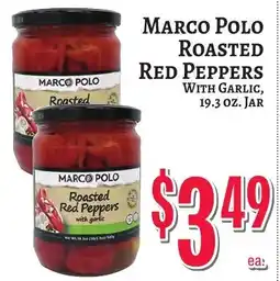 Trade Fair Supermarket Marco Polo roasted red peppers with garlic offer